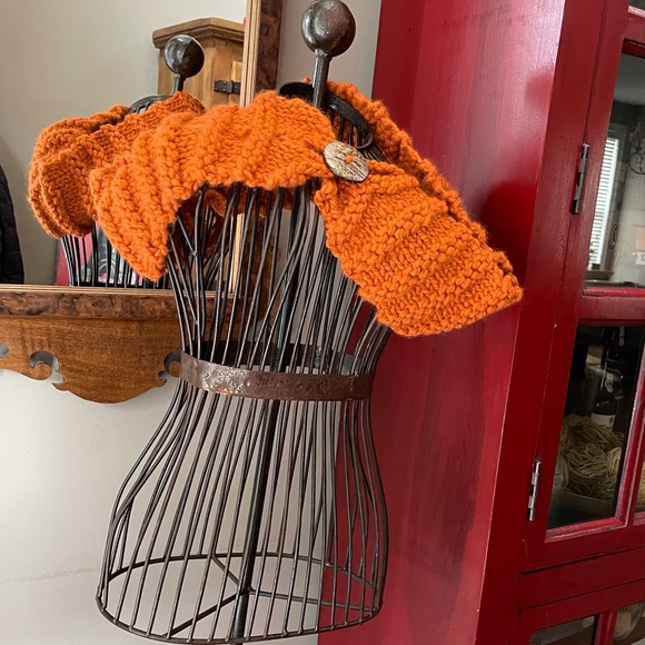 NC Highland Wool Infinity Scarf Button Cowl Wrap - Picture 7 of 10